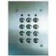 ACIE SU-EAB Plaque acier inox pour clavier SU2 ou SU4 pour montage encastr� (ex FMAB)
