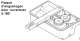Adyx Genius 6100318 Kit plaque levier ouverture 180 degr�s avec d�blocage de secours pour un moteur enterr� au sol ADYX PHOENIX