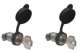 Adyx Genius 58P2137 Set de 2 cl�s avec mini-serrures et caches JA208