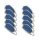 Aiphone METAL10 Pack de 10 badges r�sidents pour DGM1 - 120824