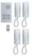 Aiphone KITDA4 Kit audio platine alu saillie 4 BP, 4 combin�s et 1 transfo - 110550