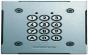 Aiphone AC10F Clavier antivandale ZAMAK encastr� 100 codes 2 relais touches r�tro�clair�es