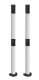 BENINCA POL.12 Paire de colonnettes H = 1 m avec supports pour photocellules PUPILLA - 923001768