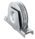 BENINCA 111.90 Galet zingu� � support int�rieur, gorge ronde, 1 roulement 90mm 16mm