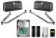 BENINCA KPR24.B Kit motorisation pour portail battant 3 m par vantail max en 24V DC - 9592076