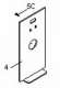 CAME 119RIY062 Tuile de protection armoire - by3500t
