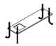 CARDIN 999423 Socle de fixation