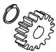 CARDIN 999404 Pignon pour cr�maill�re M4 Z20