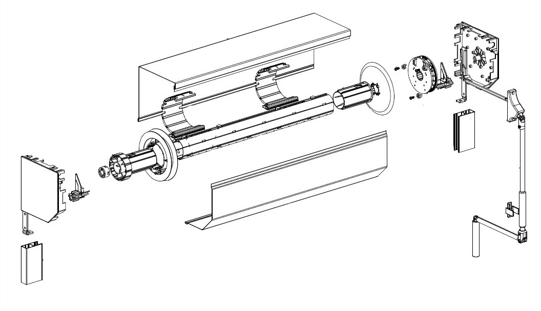 Deprat Eureko R�novation T Ensemble manoeuvre par Treuil - montage possible avec un tube de 53, 62, octo 40 et octo 60