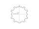ELERO 13 116.1001 Adaptations ZF54 pour RevoLine M, Tubes profil�s, � 54 mm, Zurfl�h-Feller