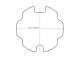 ELERO 23 020.0001 Adaptations pour RevoLine M, Tubes � goutte, � 70 mm, goutte plate Welser, Griesser
