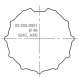 ELERO 22 002.0001 Adaptations pour RevoLine S, tubes profil�s, AXE � 48 mm, Griesser-H�ppe