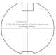 ELERO 23 070.0001 Roue + couronne ELERO diam�tre 78mm ext�rieur Dohner pour moteur gamme L : 58mm