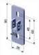 FITEM AC124 Support pour carr� de 10 universel