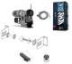 GAPOSA KIT_RAPIDO Moteur TRI ENCODEUR RAPIDO pour porte souple 70Nm 45Tr/min avec axes 30mm + carte de gestion TRIPHASE 400v + c�ble + pack Radio 1 t�l�commande + accessoires de montage pour tube 101mm non fourni