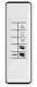 GAPOSA QCTX03Y Emetteur 1 canal pour volet roulant en 868Mhz avec orientation des lames et touche Preset - Design ergonomique