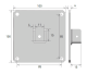 GAPOSA AXPR5ZS Support rapide XQ50/60 avec anneau - Max 80Nm