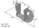 GAPOSA AXP100T Support moteur CS avec 8 trous de fixation