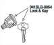 LIFTMASTER 041SLG-0054 Kit cylindre   cl� de deverouillage 