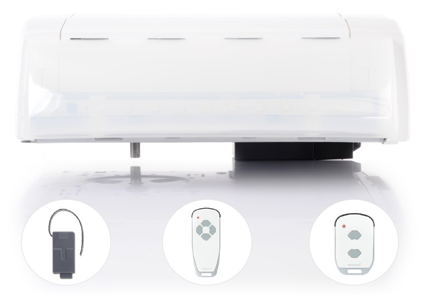 MARANTEC 183468 Comfort 370 - Motorisation 850 N en 24 V-DC avec technologie radio bi.linked (1 r�cepteur + 2 t�l�commandes)