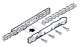 MARANTEC 47500 Set de liaison cha�ne rail SK (couleur blanc) : bien v�rifier que vous avez une CHAINE dans le rail du moteur