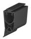 MARANTEC 186951 Profil� caoutchouc de barre palpeuse r�sistive 35 x 55 mm avec l�vre �tanche (Rouleau de 30m)