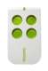 MHOUSE MT4 T�l�commande MHOUSE MOOVO 4 canaux 433.92Mhz Compatible Touches Vertes