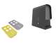 Moovo LN432KM/02 Kit motorisation portail coulissant compatible solaire - 5 m de long et 300 kg max - 2 t�l�commandes et 4m cr�maill�res inclus