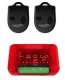 SEGEDIP R2T Kit Radio 2 contacts aliment� en 12/24v avec 2 t�l�commandes 2 touches + anneaux porte-cl�s + notice en fran�ais