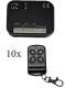 SEGEDIP KIT_R10T Kit r�cepteur s�curis� et pr�programm� � 2 canaux 433.Mhz 12/24v + 10 t�l�commandes 4 touches