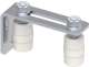 SEGEDIP 224L.2 Guidage pour portail coulissant � visser r�glable avec 2 olives �40mm - Largeur 175mm