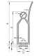 SEGEDIP OSE-P 25.90.00 Profil palpeur 90 mm (65 + 25) � bavette d�tachable - le ml