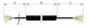 SEGEDIP SC3350 C�ble spirale 3 conducteurs 0.25 mm2 (long d�velopp�e : 3.5 m) pour 1 barrage