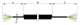 SEGEDIP SCD5358 C�ble spirale 5 conducteurs 0.25 mm2 (long d�velopp�e : 3.5 m) pour 1 barrage + 1 contact suppl�mentaire (exemple : contact portillon)