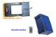 SIMINOR SIM202RX KIT Carte de commande 2 moteurs 230v + r�cepteur (compatible SIMINOR) compatible pour DPA 0202 KT, DPA 0302 KT - M2550 - carte EXTERNE