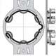 SOMFY 9410705 Support diametre 50 pour caisson V�ka, Kommerling, Polyrens de ZF