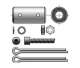 SOMFY 9685118 Manchon pour hexagone de 7mm / carr� de 8mm