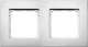 SOMFY 9015238 Double-cadre smoove blanc laqu�