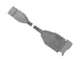 SOMFY 9014182 C�ble pour moteur STAS3 pour J4 (0.9m)