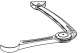SOMFY 9019905 Pi�ce d�tach�e des motorisations de portail battant � bras Axovia 220B, permet le remplacement des bras gros avec but�e int�gr�e.