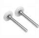 TORQUE FORCE TF_009527 Roulette 2 pouces en nylon � 46, axe � 11, longueur 121 : lot de 2
