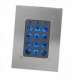 XPR EX5P-103A Clavier � code, lecteur de proximit� - encastr� - INOX - touches polycarbonates r�tro�clair�es - 2 relais - 99 codes