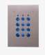 XPR EX6-102A Clavier - montage encastr� - plaque INOX - touches plastiques r�tro�clair�es - 2 relais - bus RS-485 - 1000 codes