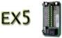 XPR EX6-TP Electronique seule - touches plastiques r�tro�clair�es - 2 relais - bus RS-485 - 1000 codes