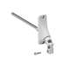 ZURFLUHFELLER D596MB Sortie de caisson � double cardan 50 degr� max - Tige d attaque en 6 pans de 7 et de longueur 355 mm