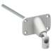 ZURFLUHFELLER D591MB Sortie de caisson � double cardan 50 degr� max � embase large - Tige d attaque en 6 pans de 7 et de longueur 355 mm