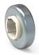 ZURFLUHFELLER B134 Roulement cage emboutie diam�tre ext�rieur 28mm - AL 12 - carr� 10 - �paisseur 10